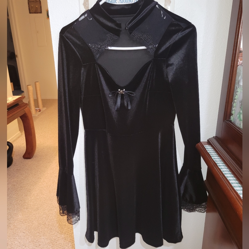 Black Velvet Dress
